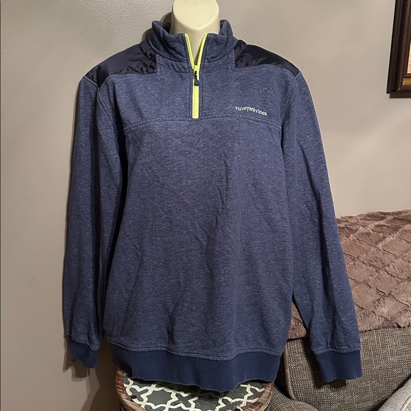 Vineyard Vines High VIs Day-Glo Shep Shirt with Reflective Zip Size Medium - Picture 2 of 6